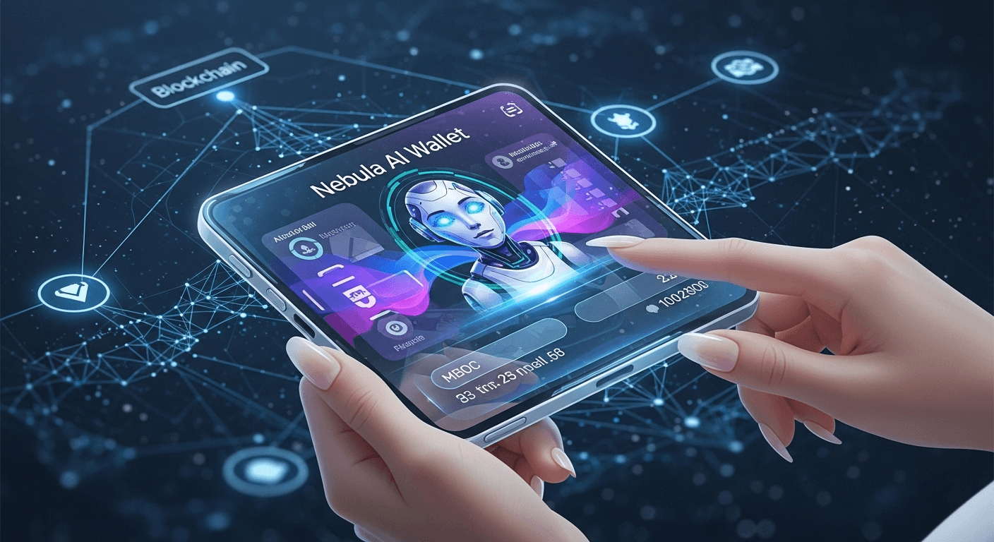 Nebula AI Walletを使用する様子